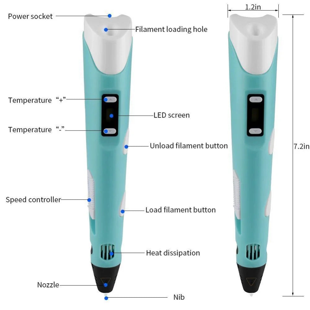 3D Printer Pen Drawing Stift