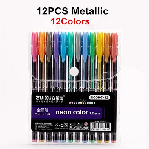 12Pcs/Set Gel Pen
