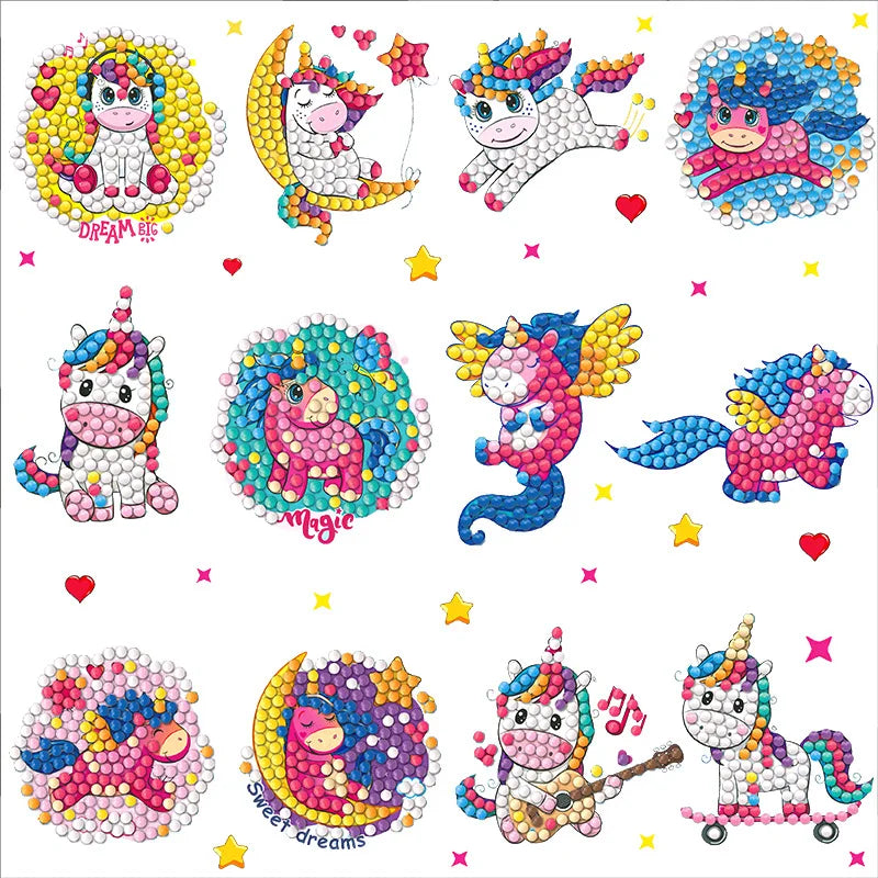 2025 New Stitch Children's Diamond Stickers