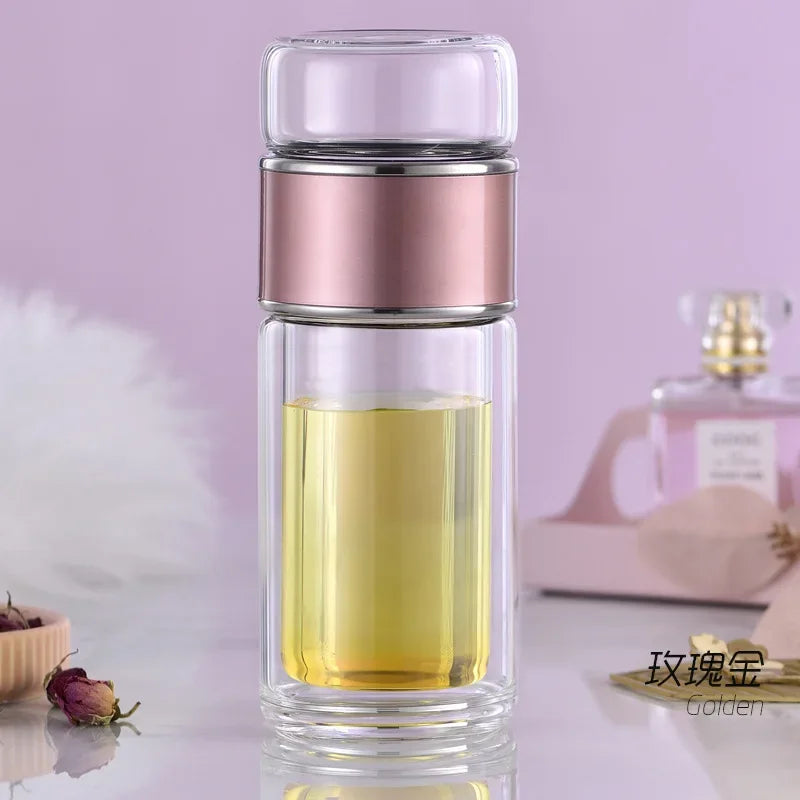 Tea separation glass