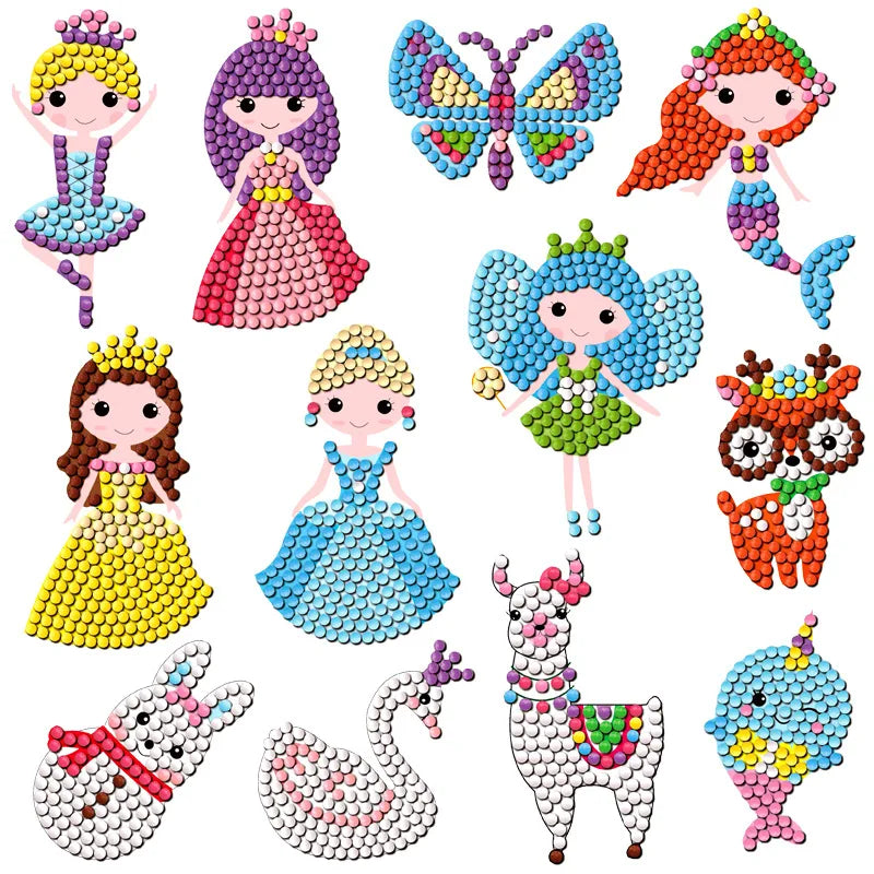 2025 New Stitch Children's Diamond Stickers