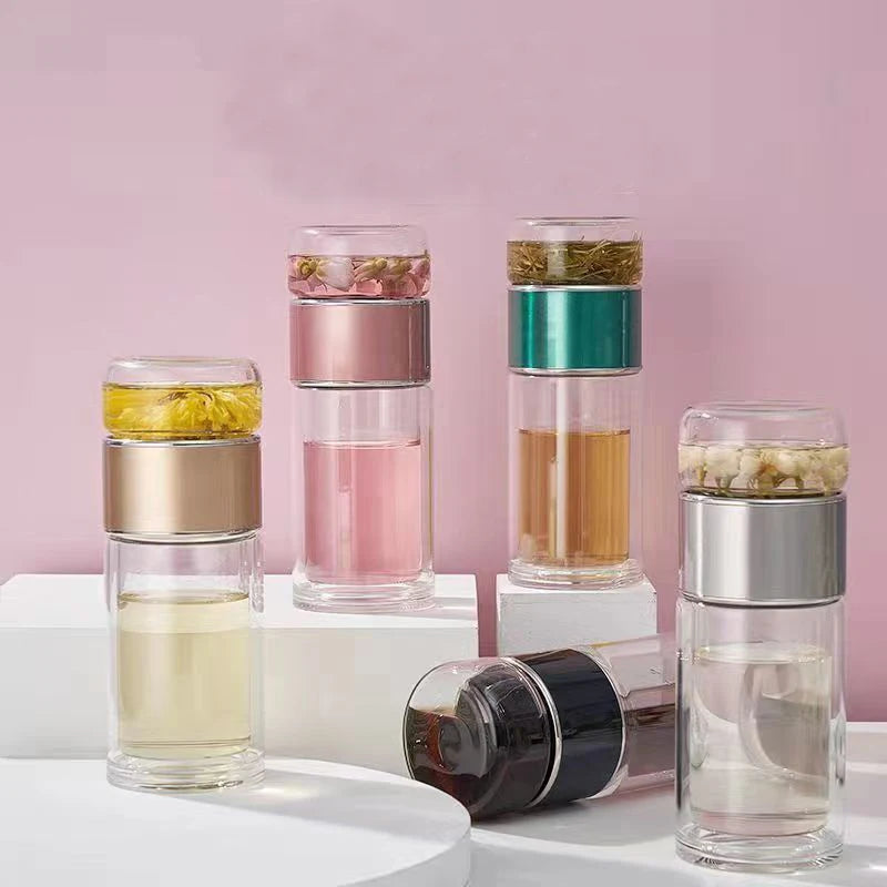 Tea separation glass