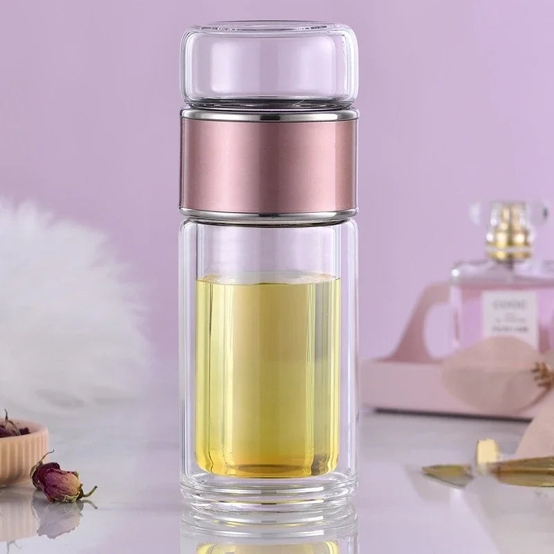 Tea separation glass