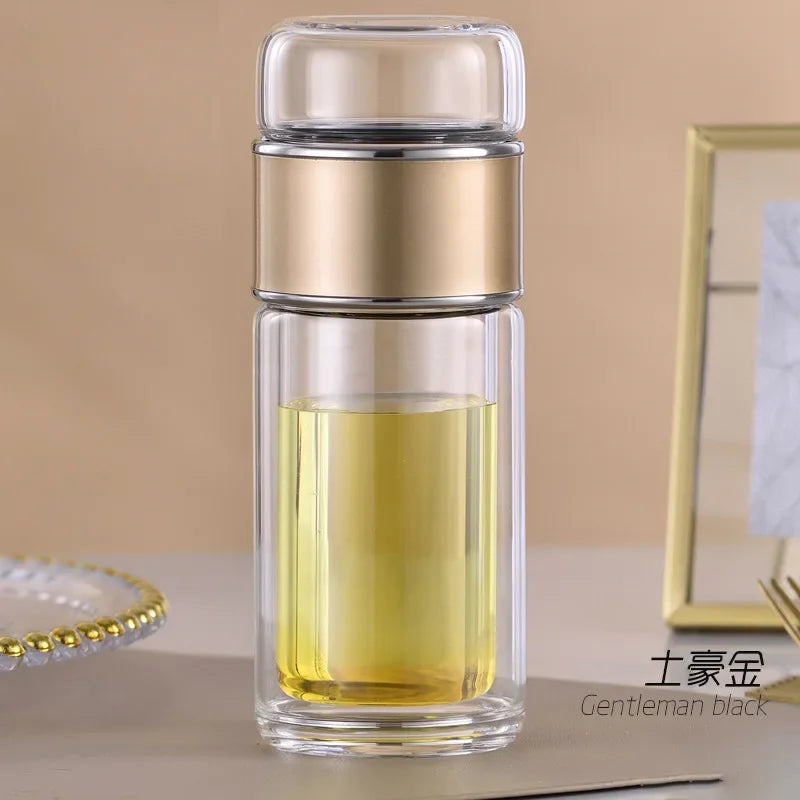Tea separation glass