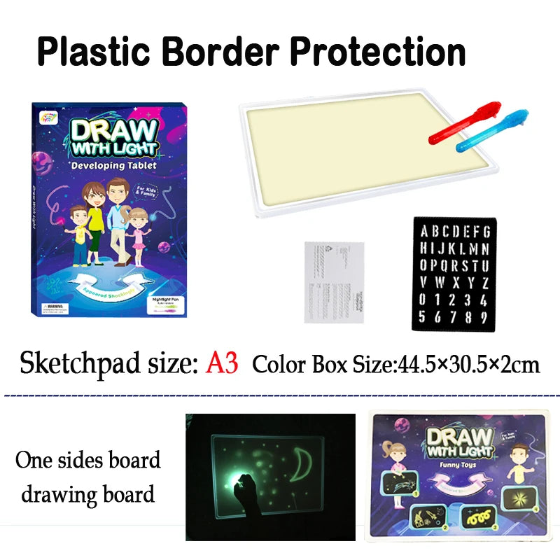 A3 A4 A5 Magic Luminous Drawing Board