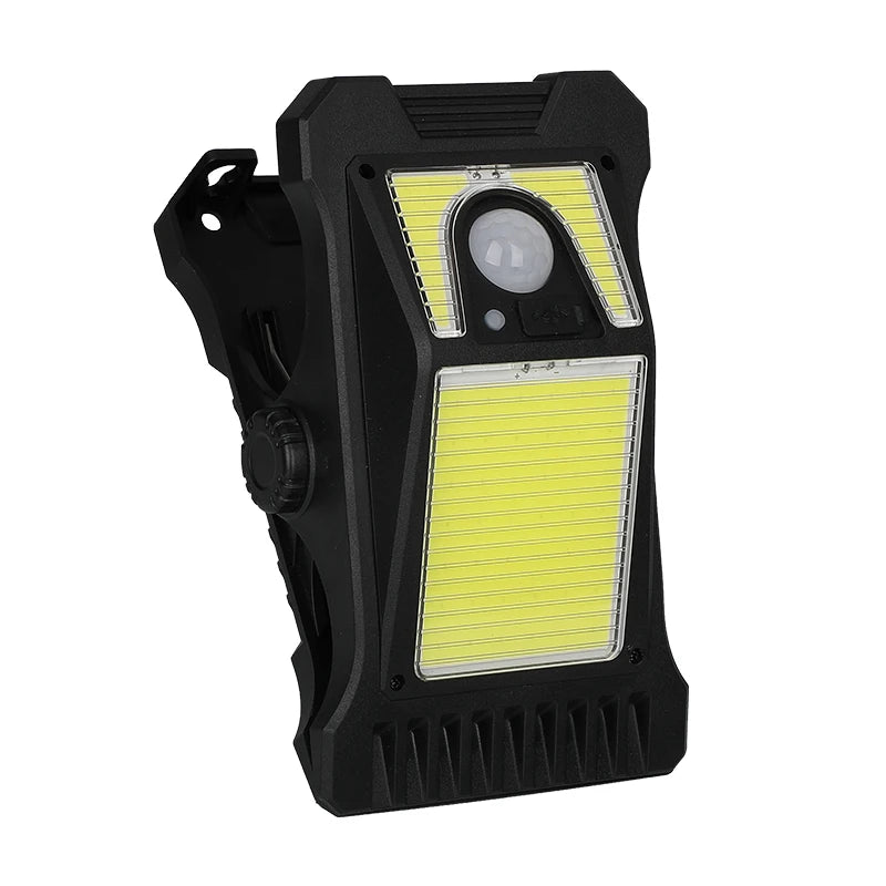 YD-18 Solar Clip Light Outdoor Portable Waterproof Body