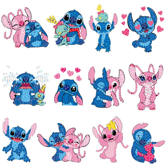 2025 New Stitch Children's Diamond Stickers